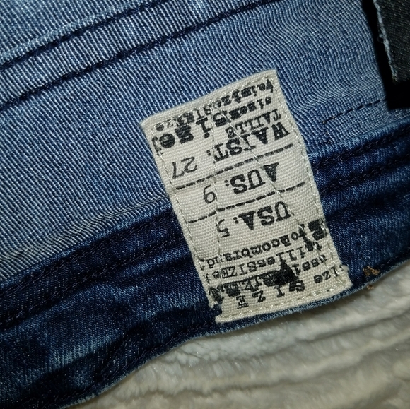 🖤 Shorts volcom sound check short cuffed stretchy dark jean 27 S M - Picture 4 of 6